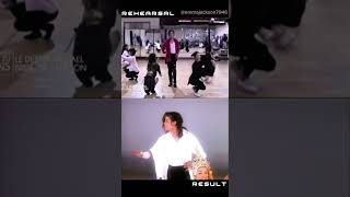 Michael Jackson Black or White Dance Rehearsal and Result [upl. by Tolmann909]