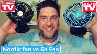 Nordic Portable Fan vs Go Fan as seen on tv portable fans put to the test 152 [upl. by Horatius]