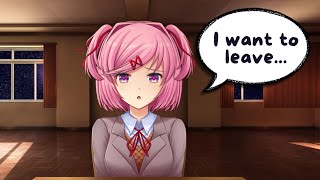 Natsukis wants to leave the Spaceroom  Just Natsuki A DDLC Mod [upl. by Pradeep]