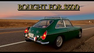 1969 MG MGB GT  Start up exhaust and indepth tour [upl. by Ivette]