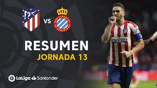 Resumen de Atlético de Madrid vs RCD Espanyol 31 [upl. by Aivata]