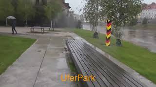 Hochwasser Görlitz 15924  1830 Uhr [upl. by Ydahs]