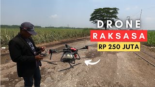 Drone RAKSASA  Bisa Nyemprot Spreader dan MAPPING [upl. by Oibirot557]