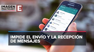 WhatsApp padece caída a nivel mundial y usuarios sufren para comunicarse [upl. by Dnomra]