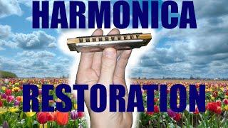 Harmonica Restoration  Blues Harp  M HOHNER [upl. by Bores178]