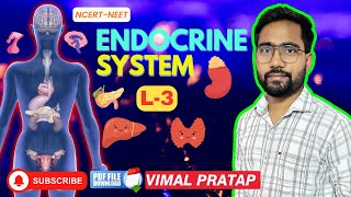 ENDOCRINE SYSTEM L3  NCERT Class 11NEET Zoology  VIMAL PRATAP [upl. by Schwitzer413]