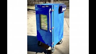 Making a DIY Powdercoat Curing Oven Using Free Kitchen Oven Parts Saving Thousands of Dollars [upl. by Paten717]