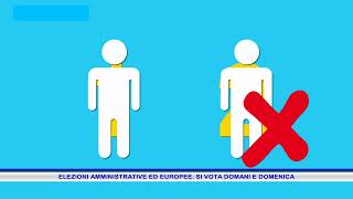 ELEZIONI AMMINISTRATIVE ED EUROPEE SI VOTA DOMANI E DOMENICA [upl. by Duky]