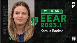 EEAR 20231  BCT batepapo com classificada em 1º lugar Kamila Backes Confira [upl. by Lidaa781]