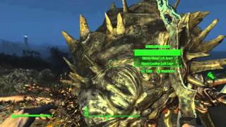 Fallout 4  Wounding Minigun vs Mirelurk Queen [upl. by Domeniga154]