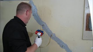 30 Epoxy Concrete Foundation Crack Repair KitHow To Instructions [upl. by Cesaro]