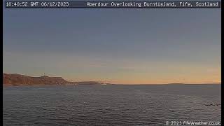 6 December 2023  Aberdour WeatherCam Timelapse [upl. by Kerri]