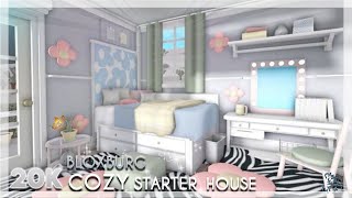 BLOXBURG  20K COZY STARTER HOUSE  bloxburg house build 1 story  1 story house bloxburg [upl. by Enetsirk]