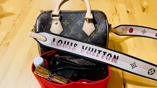 A Must Have  Louis Vuitton Speedy 20 What Fits with an Organizer  StardustLV [upl. by Lu]