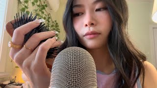 ASMR Tapping with long nails💅20 tingly triggers for you to sleep😴🤍 [upl. by Nerraf]