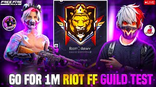 GO 1M MAHIR FF 🚀 1VS4 RIOT FF GUILD TEST 🔥 shorts live freefire [upl. by Anitsua]