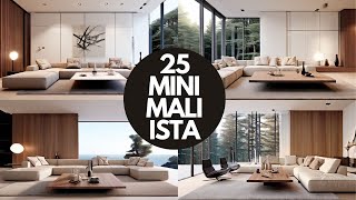 🎯 25 Diseños Interiores de Decoración Minimalista hogarconestilo estilominimalista decoración [upl. by Dupaix155]