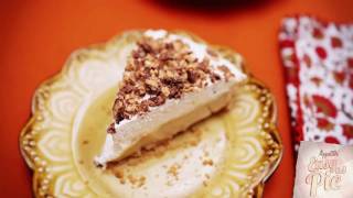 Butterscotch toffee pudding pie from scratch [upl. by Edythe195]