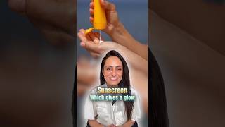 Sunscreen for glowy skin  dewy sunscreen recommendation ad [upl. by Ettennal699]