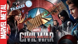 Captain America Civil War Trailer Theme Song on Guitar [upl. by Carmelita]