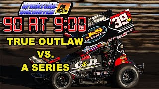 SprintCarUnlimited 90 at 9 for Thursday September 19th True Outlaw vs running a national series [upl. by Aynotan]