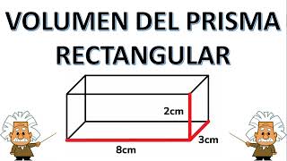 VOLUMEN DE UN PRISMA RECTANGULAR  EJERCICIOS RESUELTOS [upl. by Ahsoj]