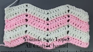 How to Crochet Ripple Stitch [upl. by Anisirhc]