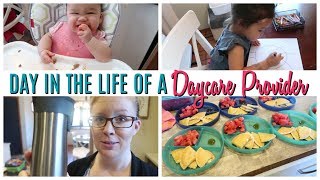 Day in the Life of a Child Care Provider  DAYCARE DAY [upl. by Choo]