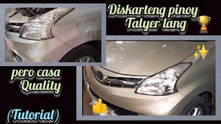 PAANO ANG DISKARTE SA SILVER NG ANZAHL PAINT O METALICIWAS BALAT SUHA AT HASPIcomplete tutorial [upl. by Eiffe456]