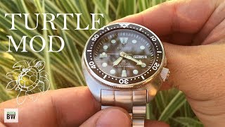 Seiko Turtle Mod  Improving the SRP777 [upl. by Annavoig]