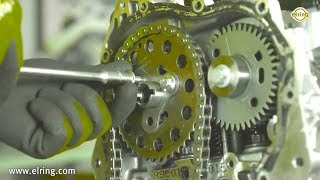 Renault DCI R9M Engine  Timing chain replacement [upl. by Nunnery]