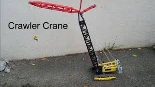 Lego Technic  Crawler Crane lego by Nico71 [upl. by Ecerahc258]