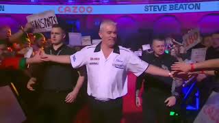 Steve Beaton Walk on  World Darts Championship 2023 [upl. by Dnumsed]