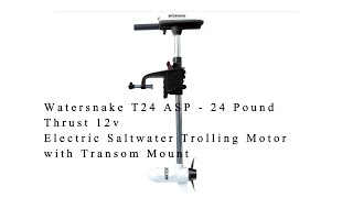 Part 2 Watersnake Trolling motor T24 ASP VLOG 30 [upl. by Fortunna]