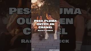 PESO PLUMA OUTFIT EN “CHANEL” 🤩 pesopluma regionalmexicano outfitideas shorts beckyg [upl. by Brenden]