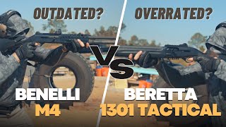 Benelli m4 vs Beretta 1301 Tactical  Is there a new king [upl. by Ike]