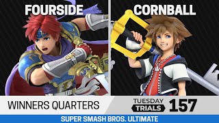 Tuesday Trials 157 SSBU Winners Quarters  fourside Roy vs Cornball Sora [upl. by Ahtelrac]