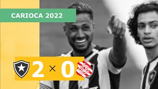 Botafogo 2 x 0 Bangu  Gols  3001  Campeonato Carioca 2022 [upl. by Ardyce]