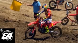 Analyzing Jett Lawrences crash that ended Motocross win streak  Title 24  Motorsports on NBC [upl. by Merriott]