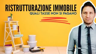 RISTRUTTURAZIONE casa IMU e TARI vanno pagate [upl. by Lap]