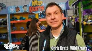 Talking Wild Kratts Toys with Chris Kratt at Toy Fair 2014 [upl. by Yelsnia]