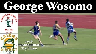 2018 George Wosomo Try  CDRL Grand Final U19 Colts  Brothers v Kangaroos [upl. by Okiruy]