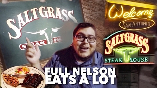 Saltgrass Steak House in San Antonio  Full Nelson FoodReview [upl. by Nylave]