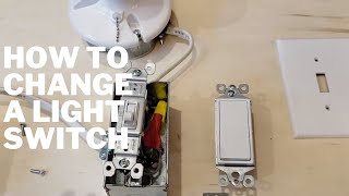 How To Wire A Light Switch  EASY Single Pole Switch STEP BY STEP Wiring Tutorial [upl. by Ellenehs]