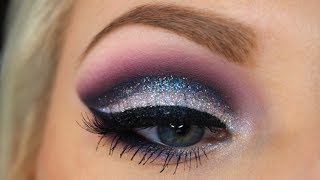 New Years Eve Look 2  White Glitter CutCrease [upl. by Donella382]