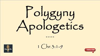 1 Chronicles 319 Supports Polygyny [upl. by Aspasia446]