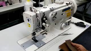 THOR GC1560 Double Needle Walking Foot Sewing Machine Threading [upl. by Reichert]