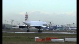 Concordes last flight from Heathrow [upl. by Richter]