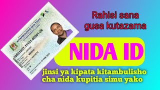 jinsi yakupata Kitambulisho cha nida 2024 [upl. by Dlawso]