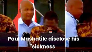 Paul Mashatile collapse in a podium due to this well known sickness [upl. by Terb390]